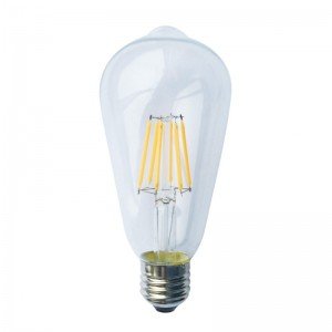 ΛΑΜΠΑ LED FILAMENT EDISON 8W E27 900LM 4000Κ