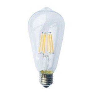 Λάμπα LED Filament E27 7 Watt 600Lm 230V Edison Duo Pack 1+1